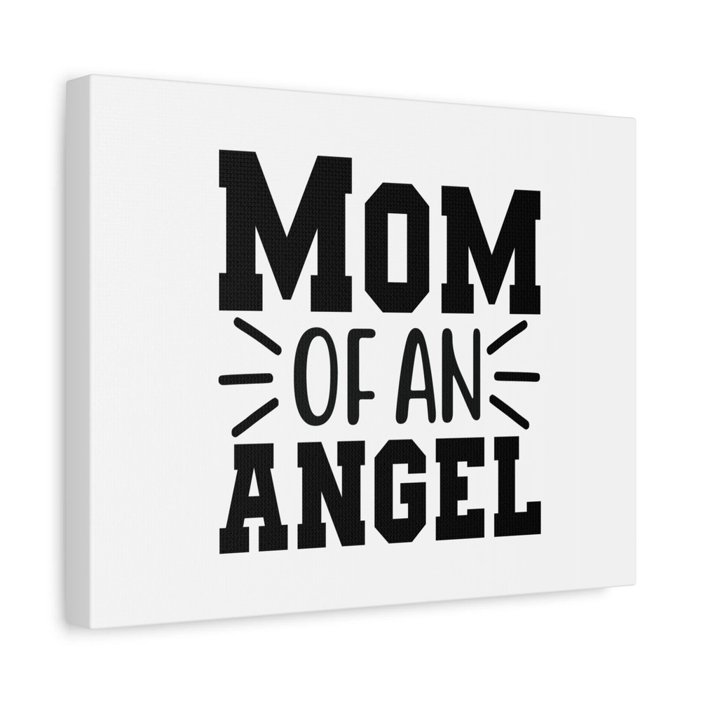 Scripture Canvas Mom Of An Angel Psalm 127:3 Christian Wall Art Bible Verse